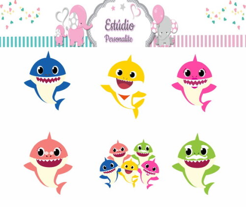 Apliques Baby Shark