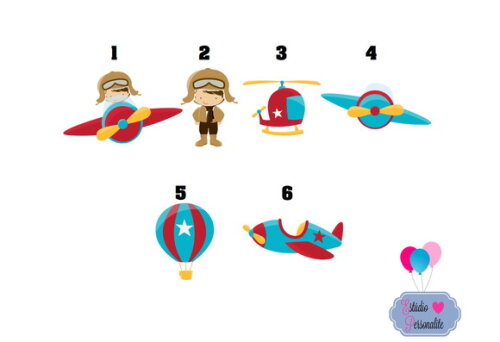 Apliques Aviador