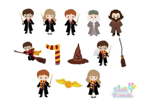 Apliques Harry Potter