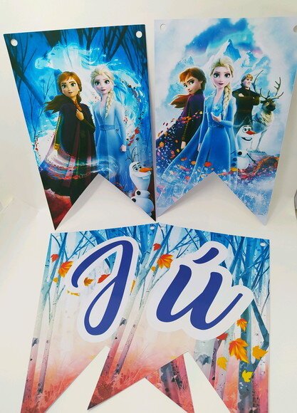 Bandeirola Frozen 2