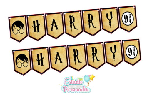 Bandeirola Harry Potter