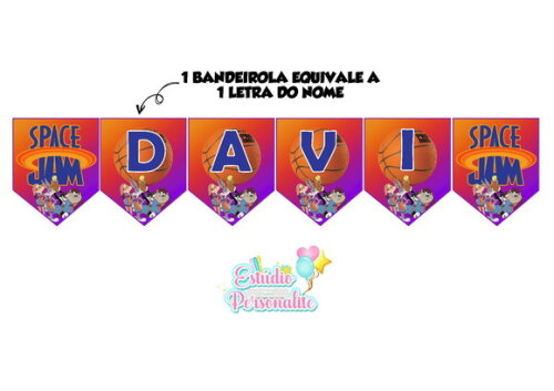 Bandeirola Space Jam Um Novo Legado