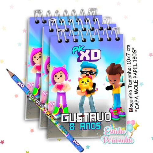 Bloquinho com Lápis Pkxd