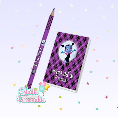Bloquinho e Lápis Vampirina
