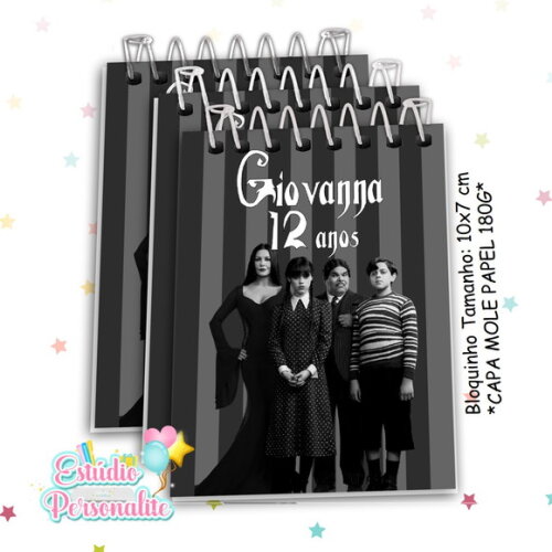 Bloquinho Família Addams