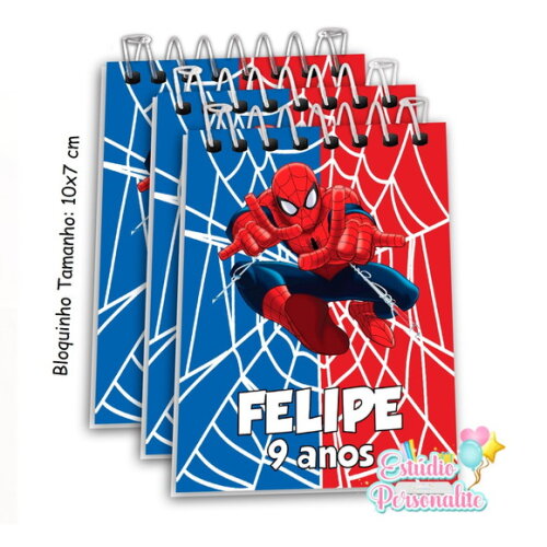 Bloquinho Homem Aranha