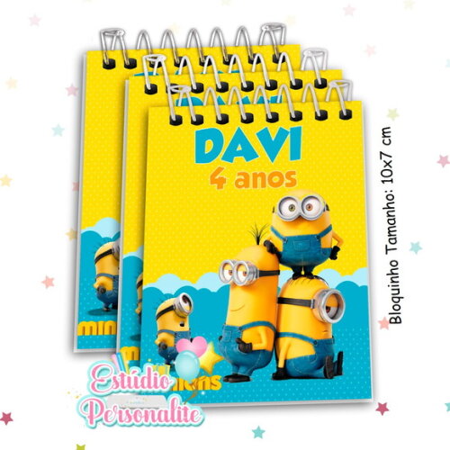 Bloquinho Minions