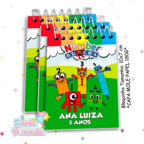 Bloquinho Numberblocks