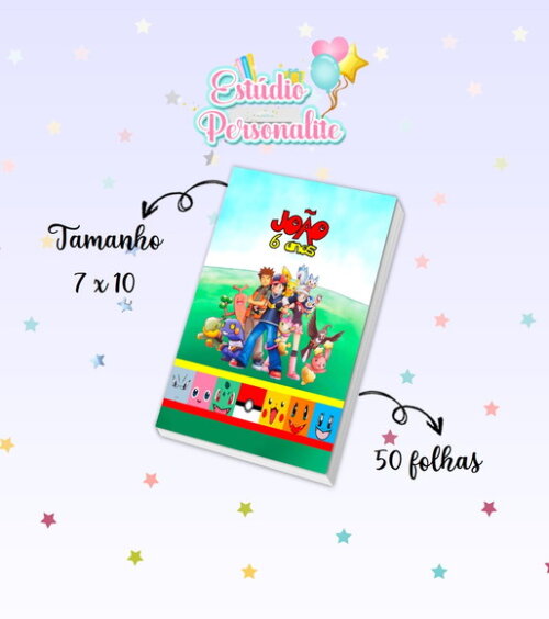 Bloquinho Pokemon