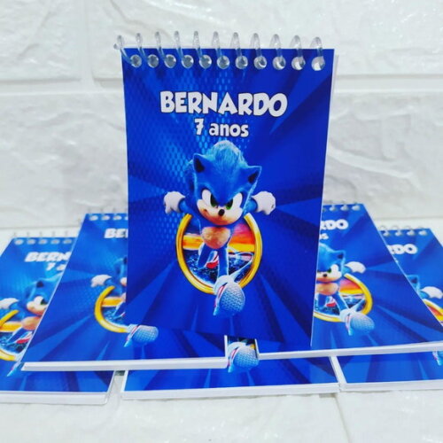 Bloquinho Sonic o Filme