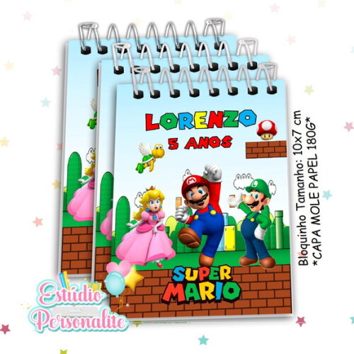 Bloquinho Super Mario