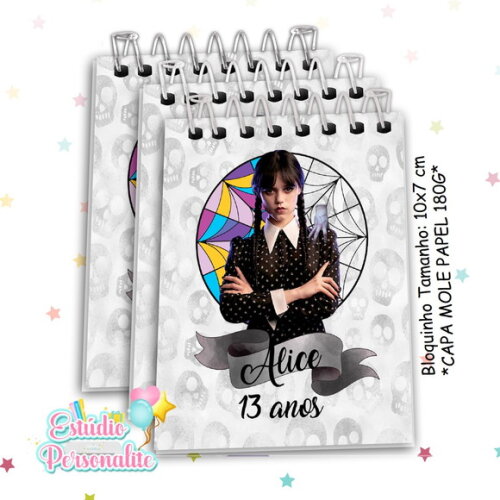 Bloquinho Wandinha Addams