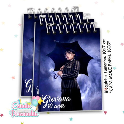 Bloquinho Wandinha Addams