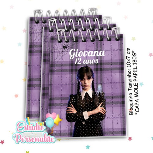 Bloquinho Wandinha Addams