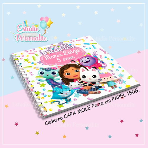 Caderno de Desenho a Casa Mágica da Gabby