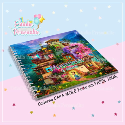 Caderno de Desenho Encanto Disney