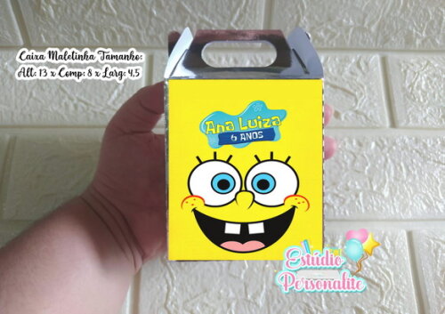 Caixa Maletinha Bob Esponja