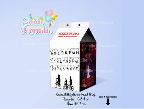 Caixa Milk Stranger Things