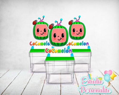 Caixinha Acrílica 3d Cocomelon