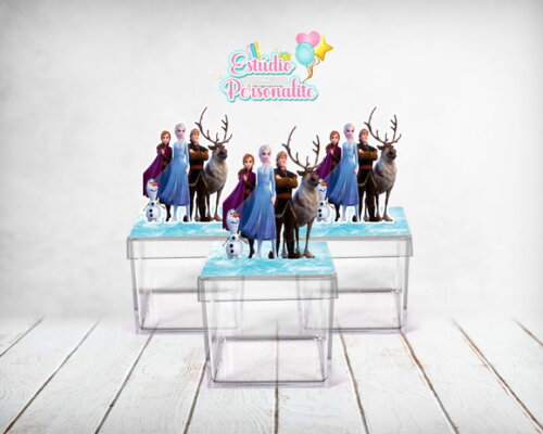 Caixinha Acrilíca 3D Frozen 2