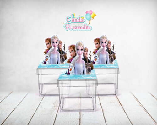 Caixinha Acrilíca 3d Frozen 2