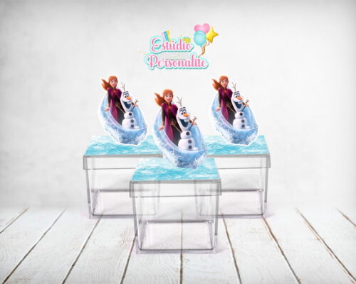 Caixinha Acrilíca 3D Frozen 2