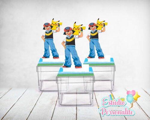 Caixinha Acrílica 3D Pokémon