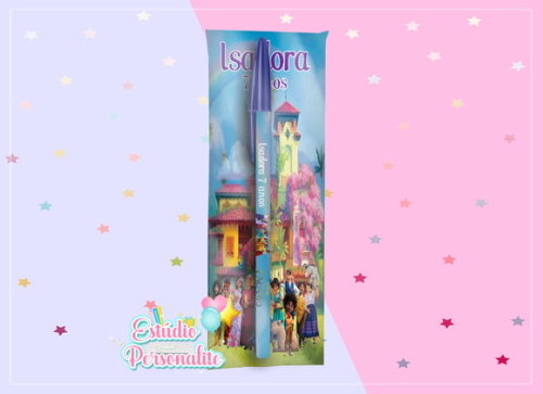 Caneta + Embalagem Encanto Disney