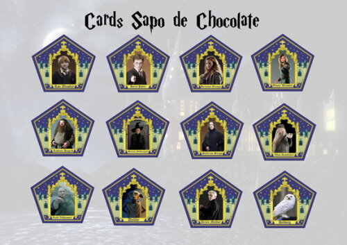 Cards Sapo de Chocolate Harry Potter