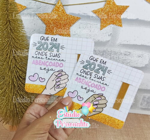 Card + Mini Lixa/mimo para Cliente