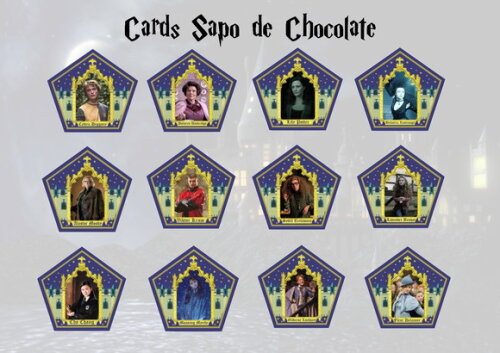 Cards Sapo de Chocolate Harry Potter