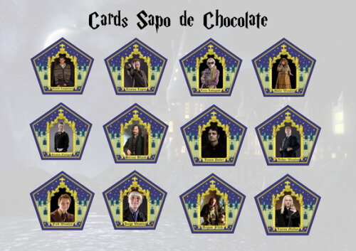 Cards Sapo de Chocolate Harry Potter