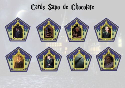 Cards Sapo de Chocolate Harry Potter
