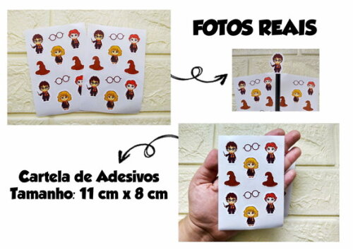 Cartela de Adesivos Fidget Toys Pop It