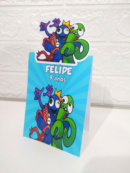 Centro de Mesa Rainbow Friends