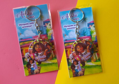 Chaveiro + Embalagem Encanto Disney