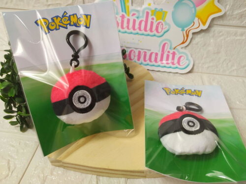 Chaveiro Pelúcia Pokémon