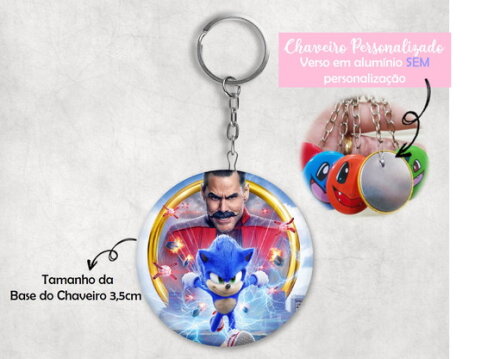 Chaveiro Sonic O Filme