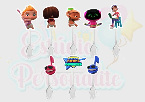 Colherzinha Minibeat Power Rockers