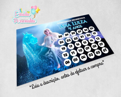 Contagem Regressiva Frozen 2