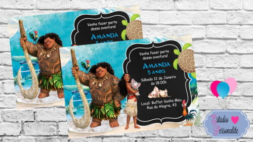 Convite Digital Moana