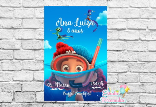Convite Digital Luca Disney
