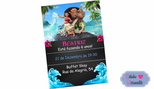 Convite Digital Moana
