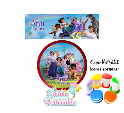 Copo Retrátil Encanto Disney