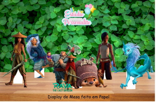 Display de Mesa Raya e o Último Dragão