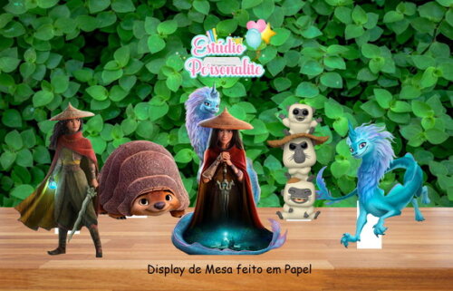 Display de Mesa Raya e o Último Dragão