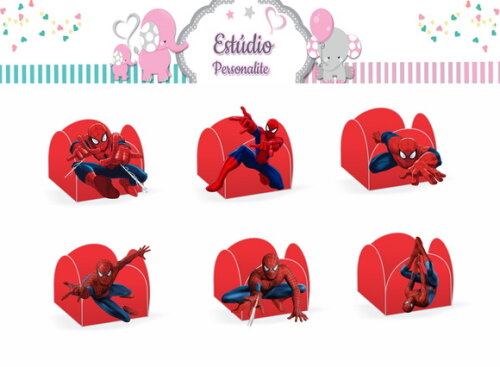 Forminha de Doces Homem Aranha