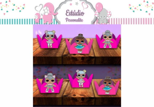 Forminha de Doces Lol Surprise