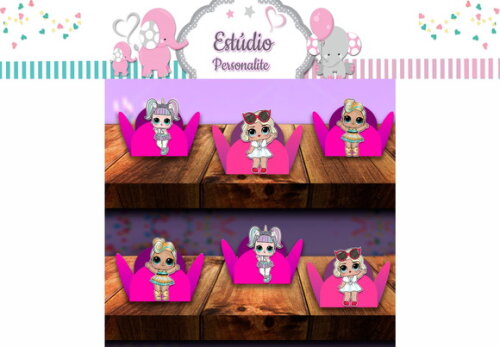 Forminha de Doces Lol Surprise