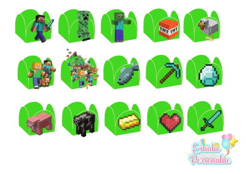 Forminha de Doces Minecraft
